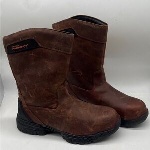 Men's Footrests 2.0 Crossover Wellie Safety Boots - Brown size 11 D